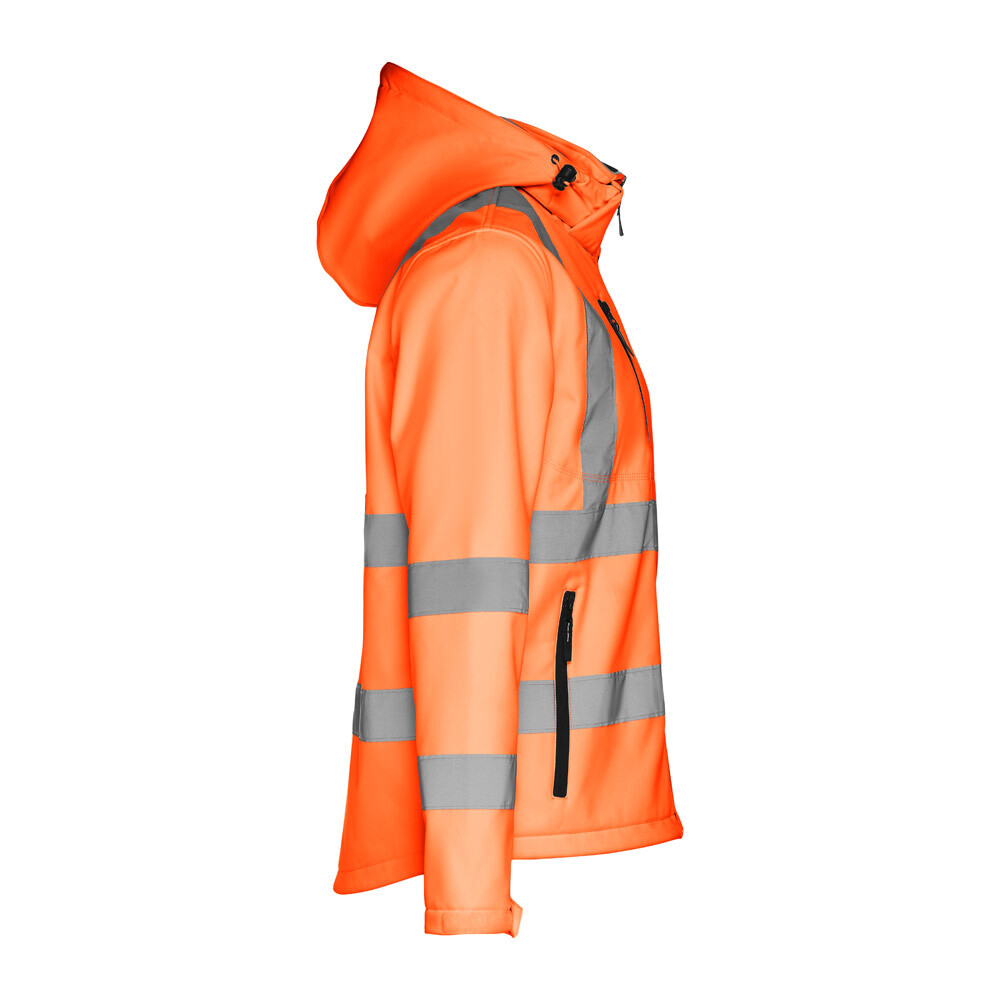 THC ZAGREB WORK. Куртка Softshell повышенной видимости (унисекс)