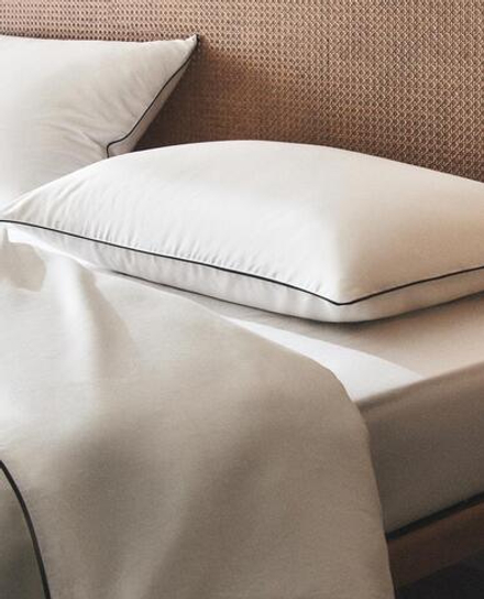 ZARA HOME САТИНОВЫЙ ПОДОДЕЯЛЬНИК, ЧЕРНЫЙ