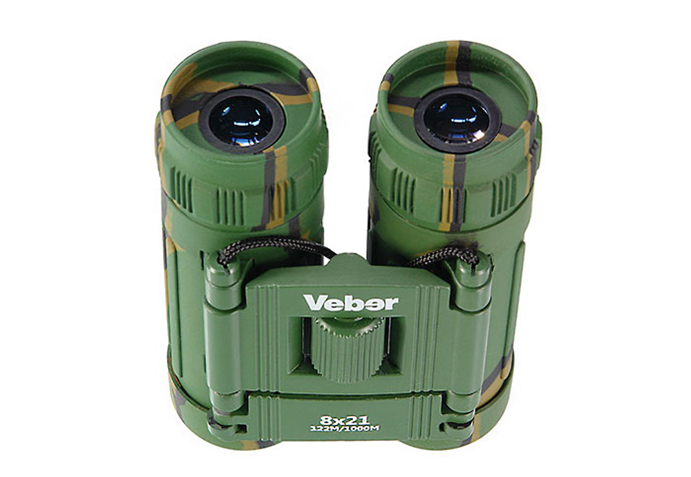 Бинокль Veber Sport БН 8x21 камуфлированный [11003]