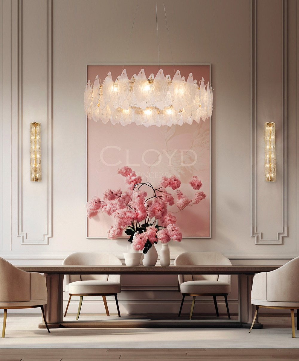 Люстра Cloyd SENEGAL-B C12 / Ø80 см - золото (арт.11193)