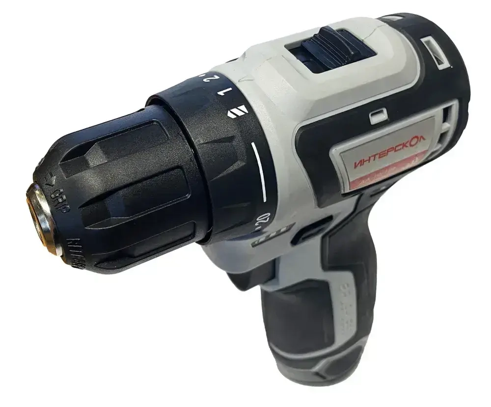 Бесщеточная аккумуляторная дрель-шуруповерт ИНТЕРСКОЛ МиниМАКС ДА-10/12В Кейс