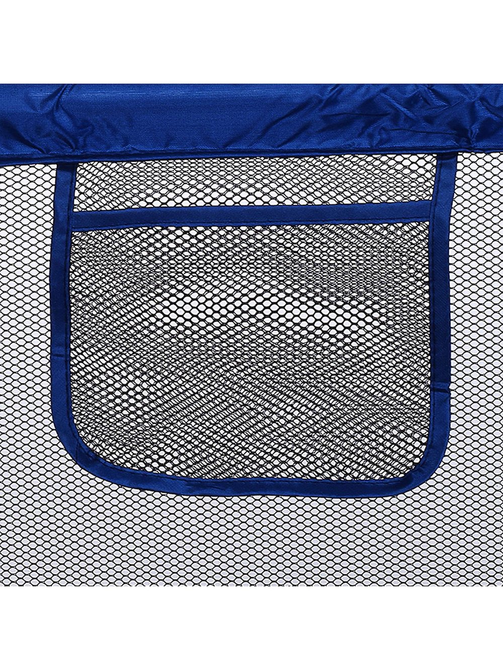 Манеж детский прямоугольный (120*180*60) цвет синий (М11-1)