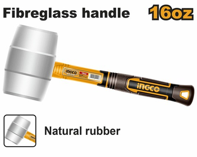 Киянка резиновая 450 гр. SUPER INGCO HRUH8916 INDUSTRIAL