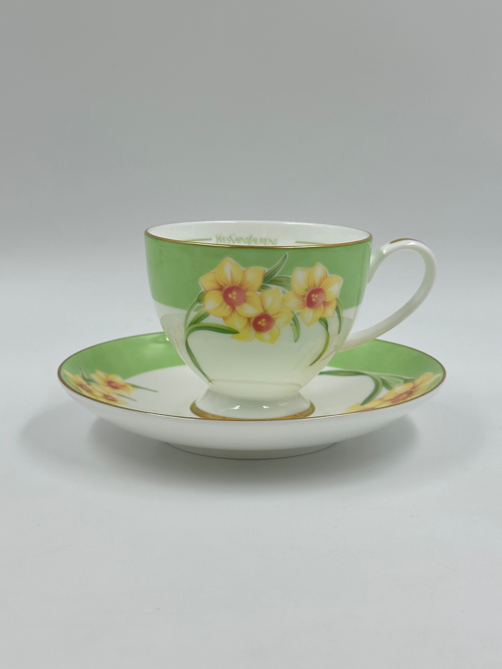 Чайная пара с нарциссом Yves Saint Laurent