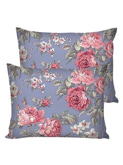 Постельное белье перкаль Сказка "Прохоровская роза" евро Наволочка 50х70 см 2 шт Простынь на резинке 180x200 см Пододеяльник 200x215 см