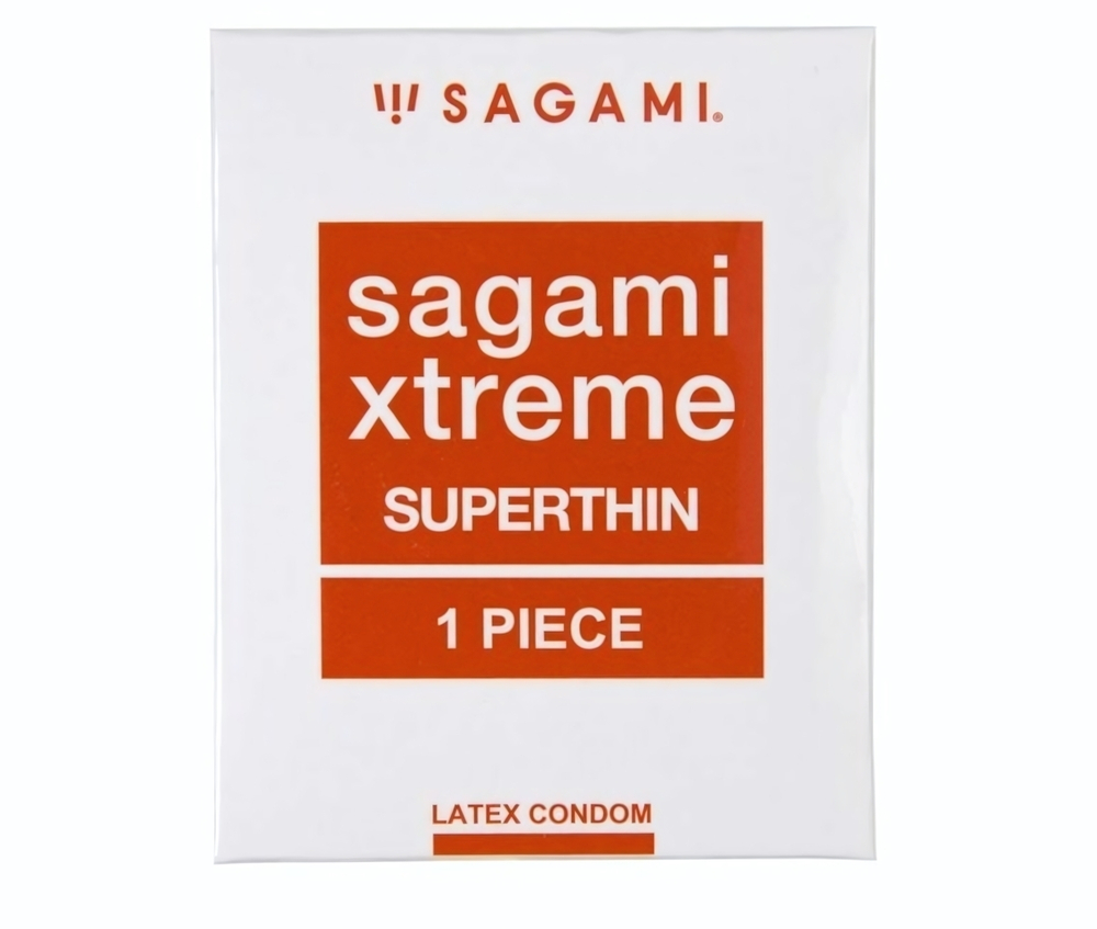 Ультратонкий презерватив Sagami Xtreme Superthin - 1 шт. (Цвет: прозрачный)