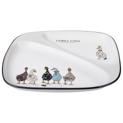 ТАРЕЛКА ОБЕДЕННАЯ LEFARD "FAMILY FARM" 2 СЕКЦИИ 26*2,5 СМ (КОР=12ШТ.)