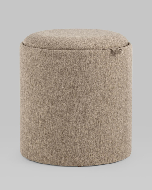 Пуф-столик с ящиком Хюгге S рогожка бежевый