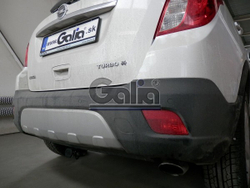 Фаркоп оцинкованный Galia O063A для Opel Mokka 2012-, Chevrolet Tracker 2013-(паспорт и сертификат в комплекте)(без электрики)