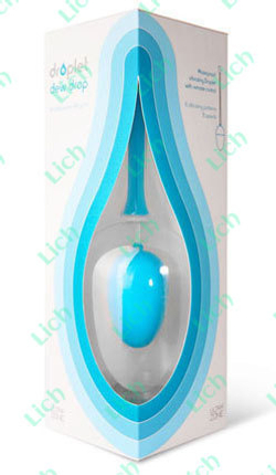 Голубое виброяйцо Dew Drop, 5.7 см