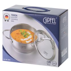 Кастрюля из нержавеющей стали Gipfel Terza 1293 20 см/3,4 л