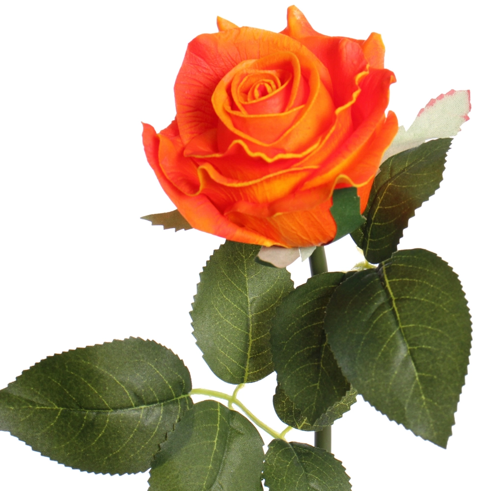 Цветок искусственный «Natur» 50см Роза персиковая