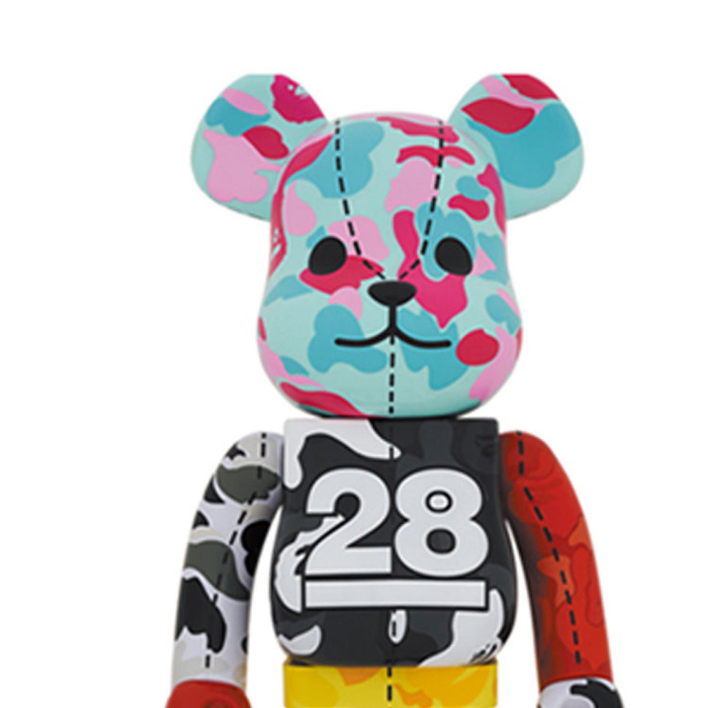 Дизайнерские игрушки BE@RBRICK x BAPE(R) CAMO 1000% 28 MULTI #3, MULTI-#3-1000%