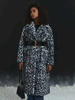 Эко шуба чебурашка, SilverFox (арт. 978/снежный барс)