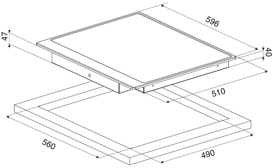 Электрическая варочная панель Smeg P864P-9