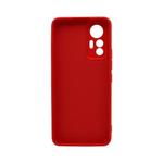 Силиконовый матовый чехол Silicone Case NEW ERA для Xiaomi 12 Lite, красный