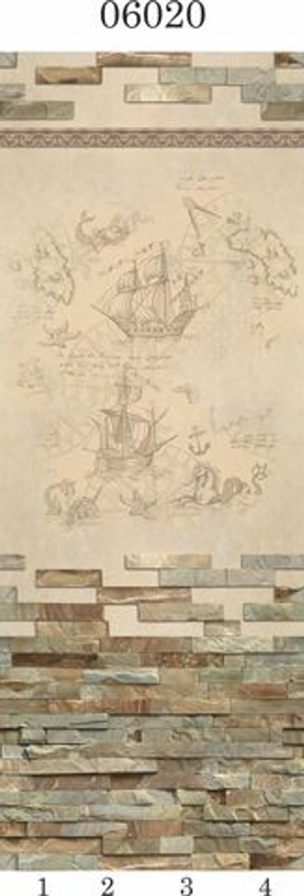 Панель из ПВХ Panda "Путешествие" арт.06020