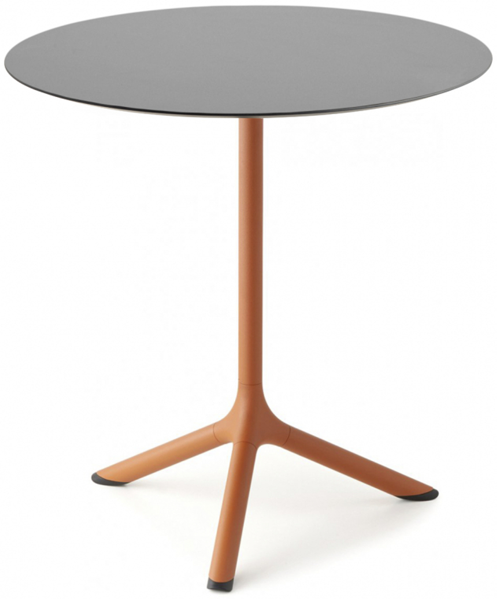 Стол ламинированный обеденный складной Scab Design Tripe Folding, терракотовый, светло-серый