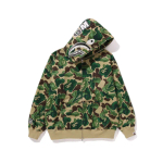 A Bathing Ape Bathing Ape Fw23 Art Camo Shark Zip Front Худи