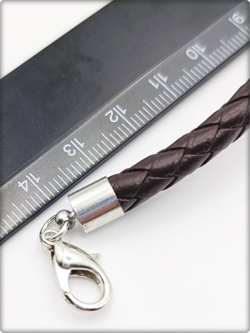 Браслет эко кожа "Руна Феху" коричневый.