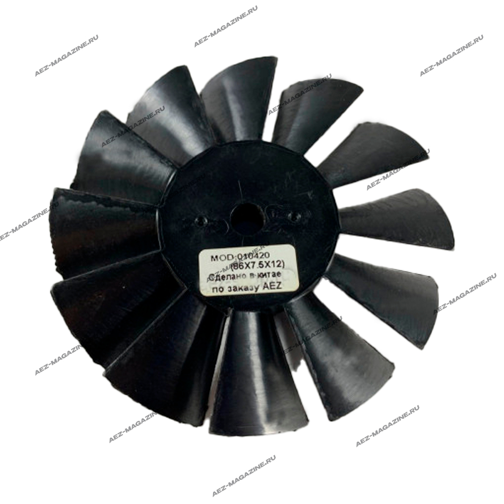 Крыльчатка пластиковая для компрессора (86х7,5х12)