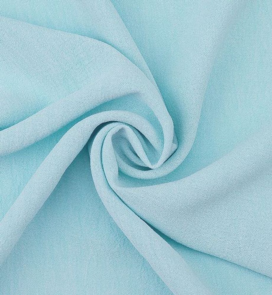 Креп креш, 260 гр/м.п, ш. 150 см, голубой