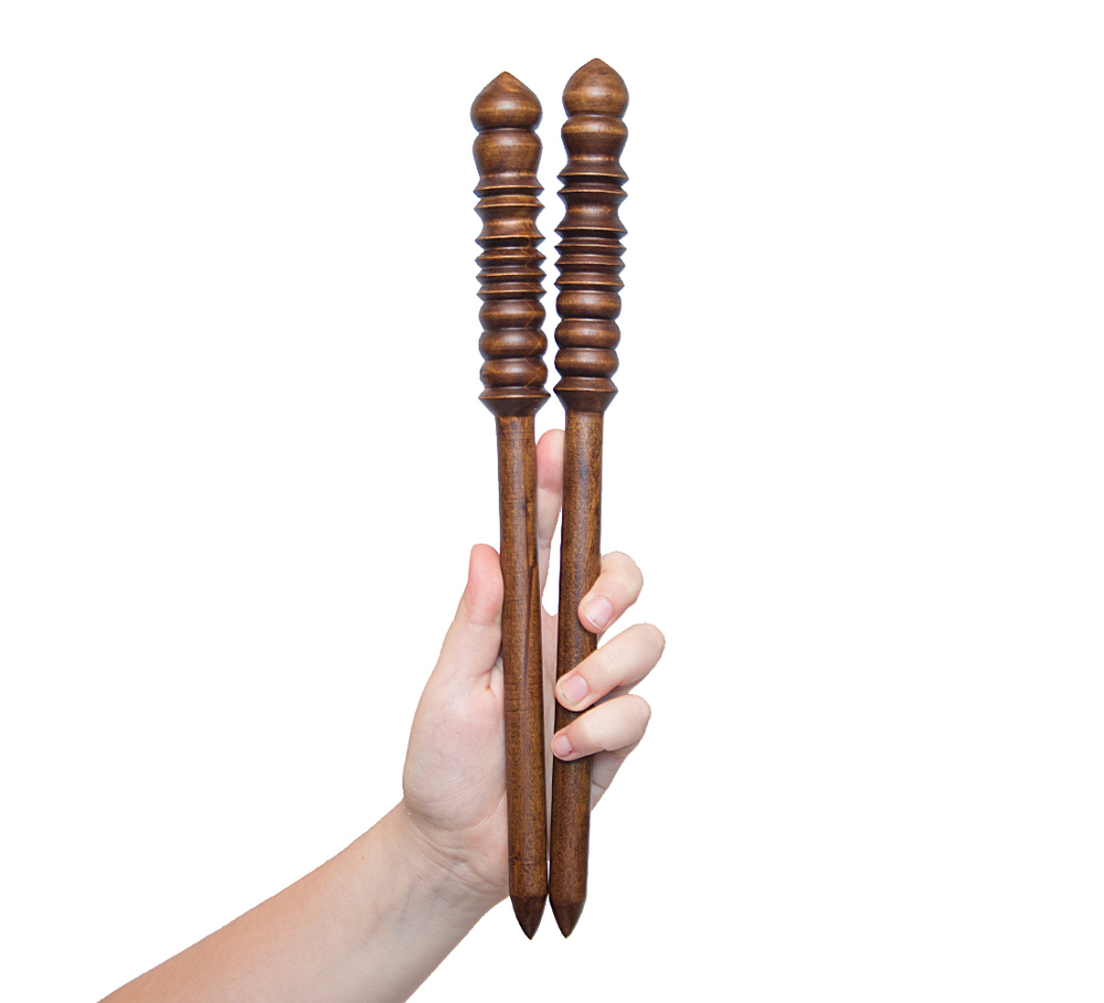 Спицы для вязания из дерева 14мм/305мм прямые береза #N7