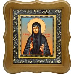 Антонина Степанова Преподобномученица, монахиня. Икона на холсте.