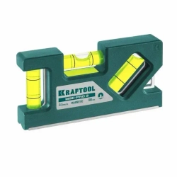 Магнитный компактный уровень 100 мм, KRAFTOOL 34861-010
