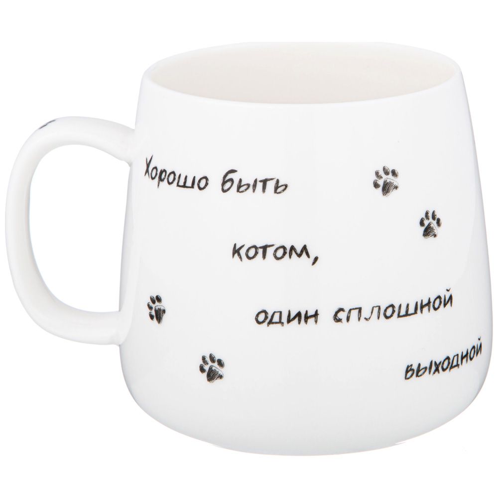 КРУЖКА LEFARD "БЕРИ КОТА" 400 МЛ (КОР=24ШТ.)