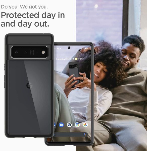Чехол Spigen Ultra Hybrid для Google Pixel 6 Pro (2021) - Matte Black