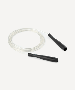 Скакалка RP-501 ПВХ, с пластиковыми ручками, 3 м, черный