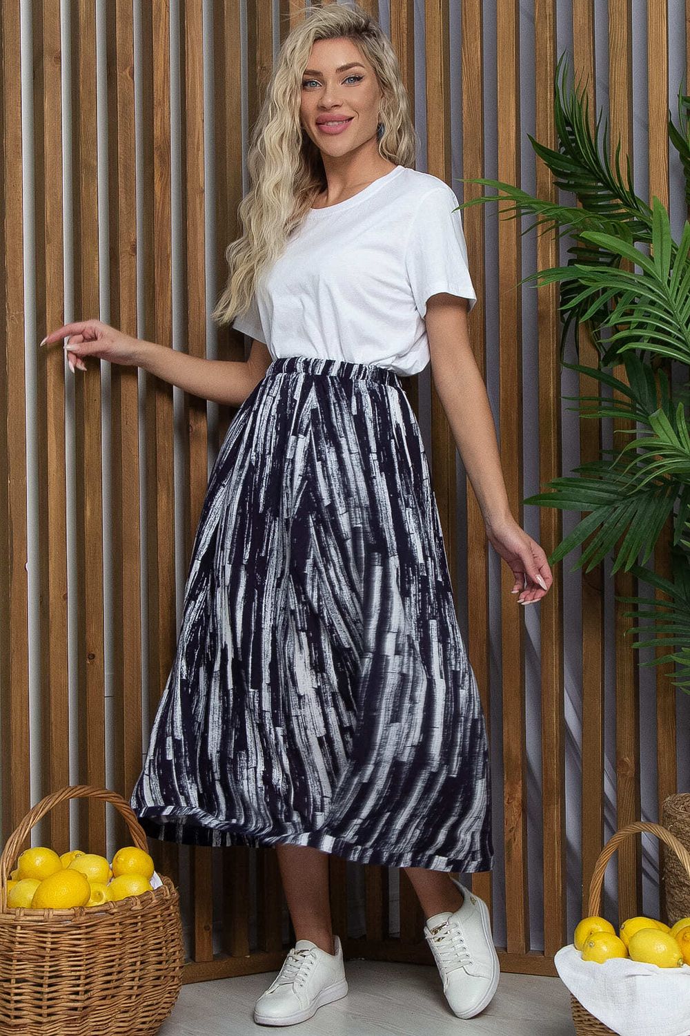 Юбка бохо (синяя) Ю13379-10М LT Collection