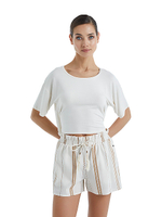Футболка женская Bohemian Retro Stripes Loungwear
