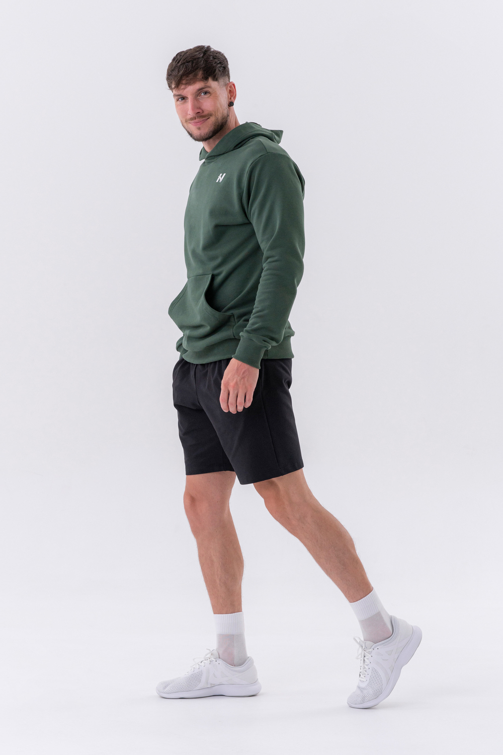 Худи Pull-over Hoodie with a Pouch Pocket 331 Зеленая