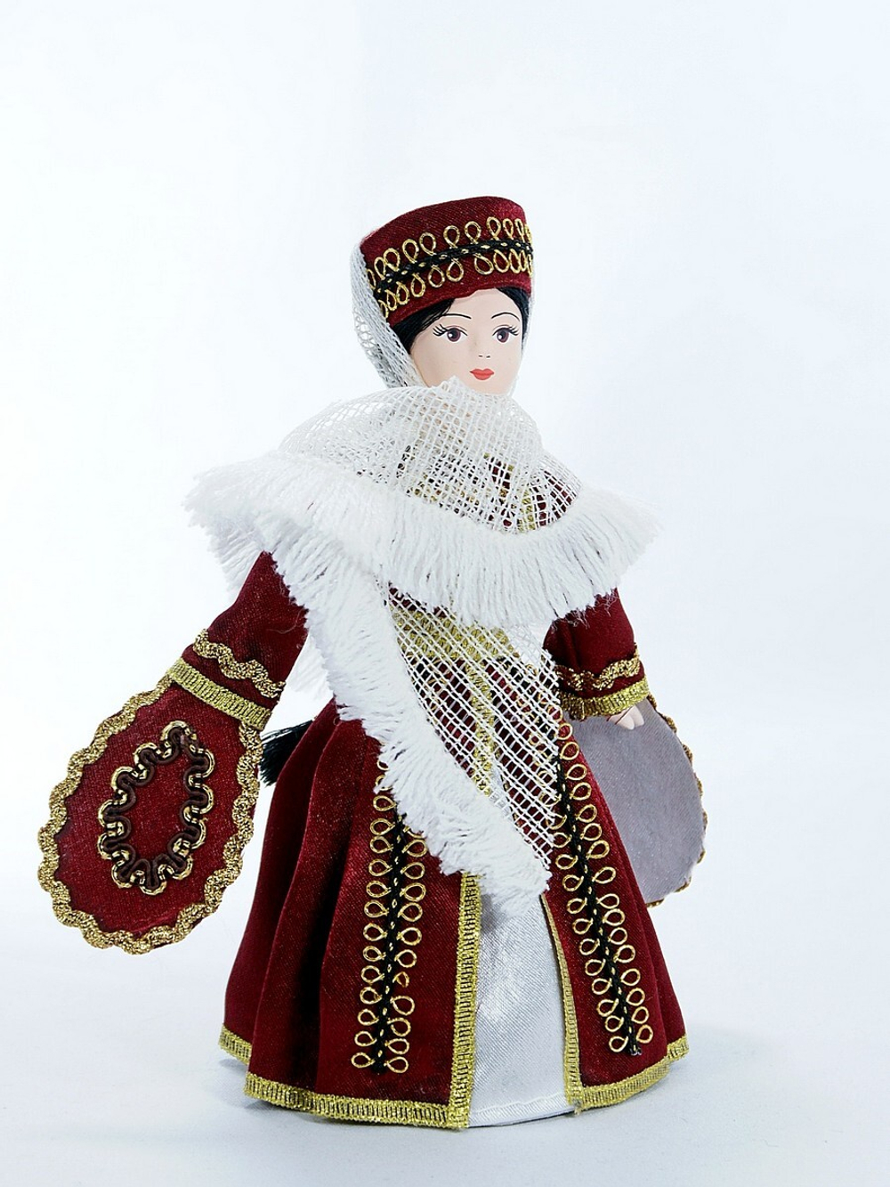 Кукла коллекционная в Кабардинском девичьем костюме