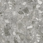 Керамогранит Alma Ceramica GFU04STE70R Steel rock 60x60 серый сахарный под терраццо