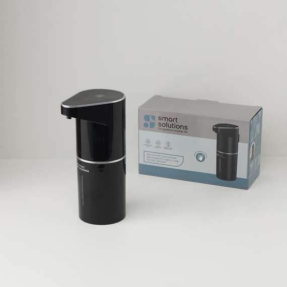 Диспенсер сенсорный для жидкого мыла lume, 350 мл, черный