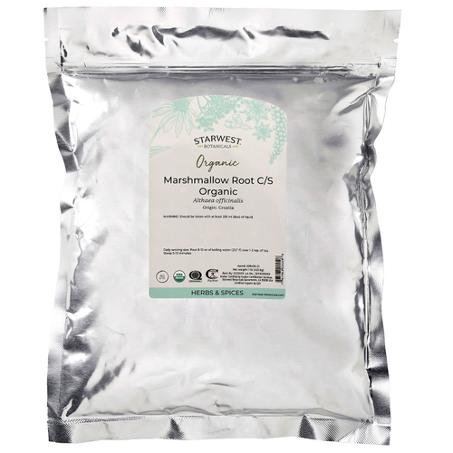 Starwest Botanicals, Органический корень алтея C/S, 1 фунт (453,6 г)