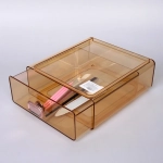 Органайзер выдвижной для хранения «ЛАМИНГТОН», цвет бежево-персиковый, 21*20*8см