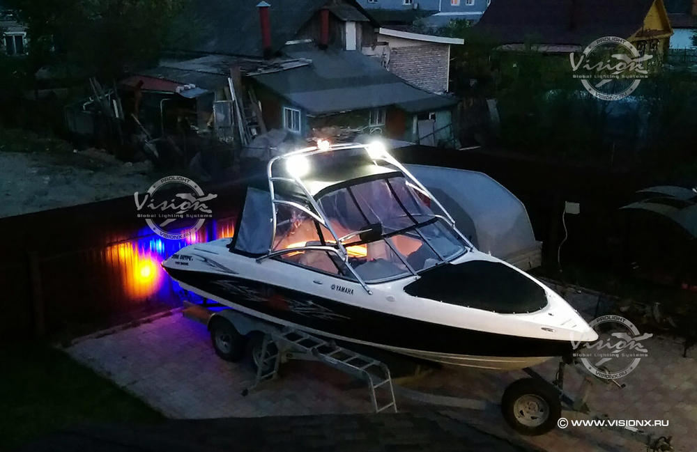 Светодиодная фара PROLIGHT подводная, белый свет