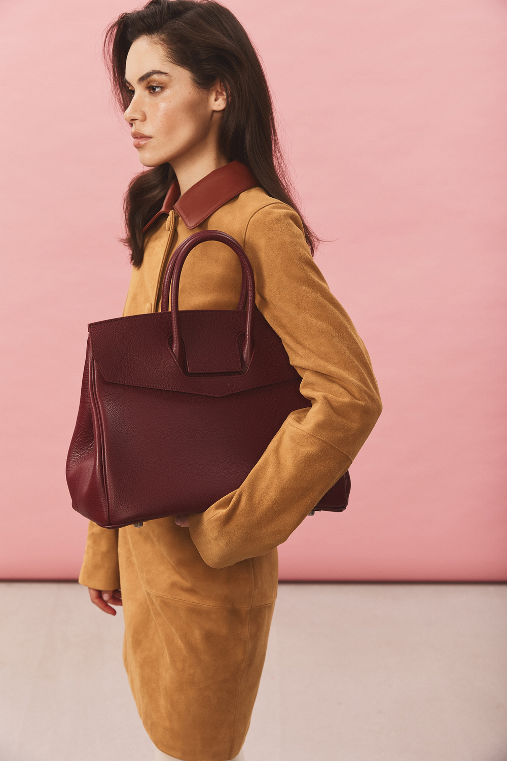 Bag JECKY M NEW berry color