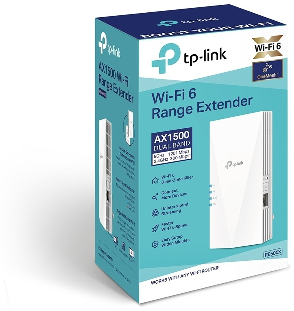 Усилитель интернет-сигнала TP-LINK RE500X