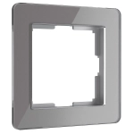 Рамка на 1 пост Acrylic (графит) W0012704