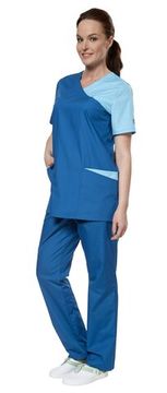 Костюм женский "Волна" (морская волна/голубой)