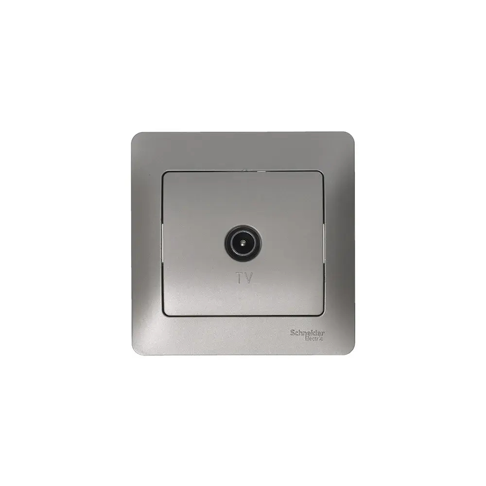 GLOSSA TV РОЗЕТКА оконечная 1дБ, механизм, ПЛАТИНА