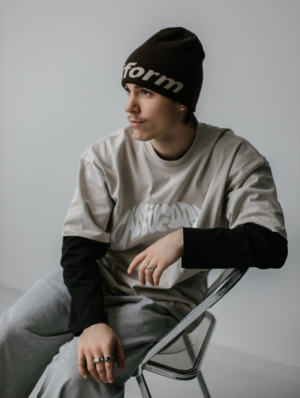 Шапка UNIFORM Sport Classic коричневый