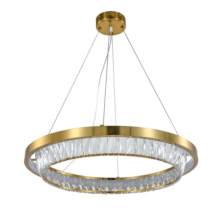 Подвесной светодиодный светильник Indigo Riva 12045/1P Brass V000102L