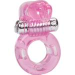 Стимулирующее эрекционное кольцо Bunny Enhancer (Цвет: розовый)