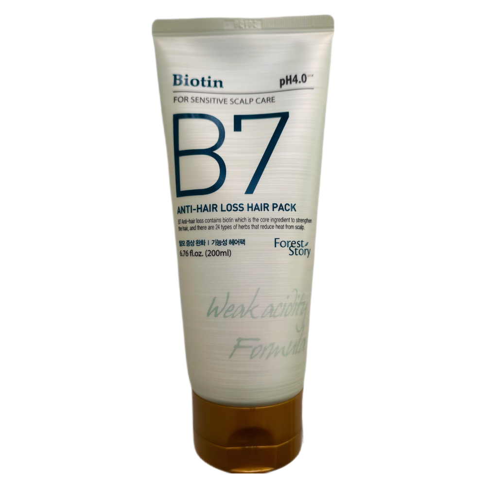 FOREST STORY Маска против выпадения волос Anti-Hair Loss Hair Pack с биотином 200 мл